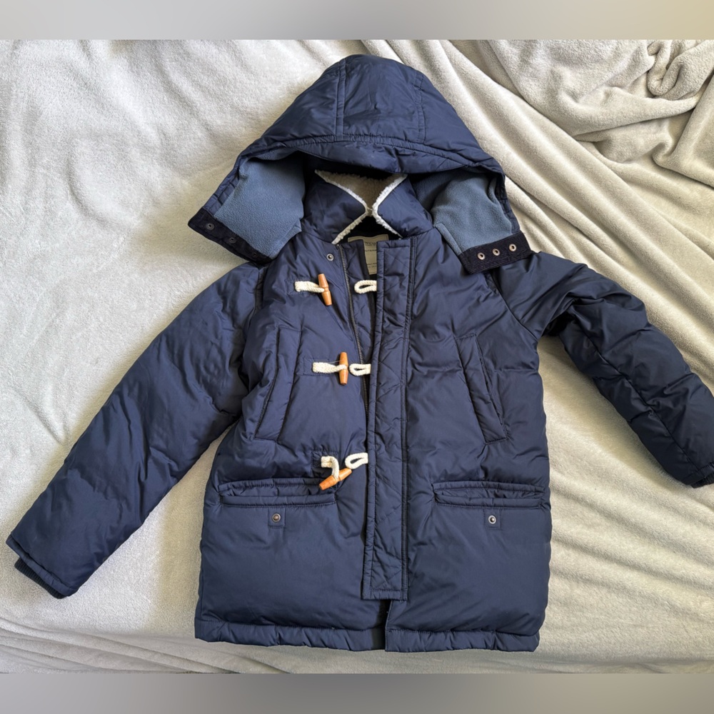 Crewcuts Blue Puffer Jacket with Hood